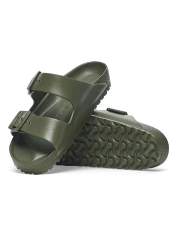 Birkenstock Pantoletten "Arizona" in Grün - Weite N