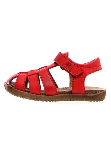 Naturino Leder-Halbsandalen in Rot