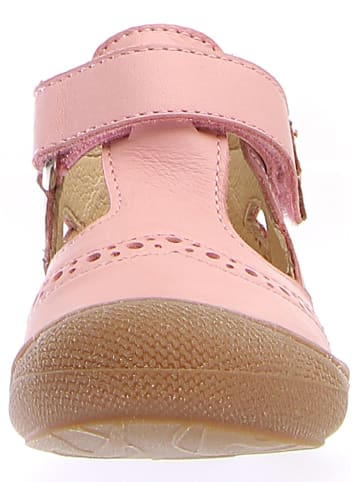 Naturino Skórzane półsandały w kolorze jasnoróżowym