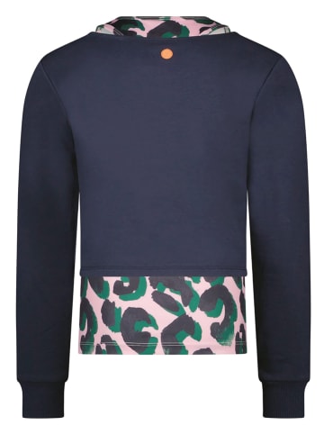 B.Nosy 2-delige trainingsshirt donkerblauw/lichtroze