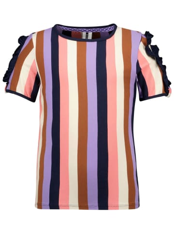 B.Nosy Shirt in Dunkelblau/ Rosa/ Creme
