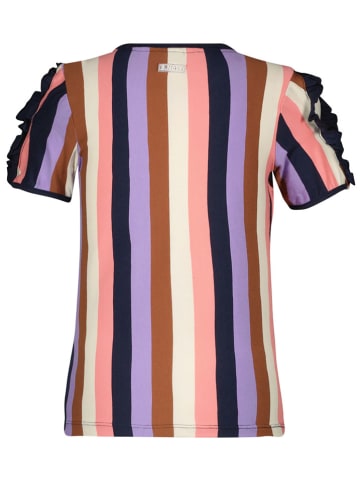 B.Nosy Shirt in Dunkelblau/ Rosa/ Creme