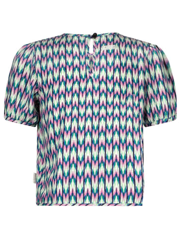 B.Nosy Shirt in Grün/ Pink/ Dunkelblau