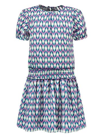 B.Nosy Kleid in Dunkelblau/ Creme/ Rosa