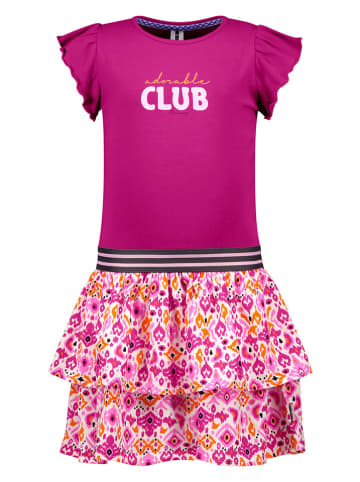 B.Nosy Kleid in Fuchsia/ Creme