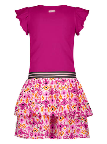 B.Nosy Kleid in Fuchsia/ Creme