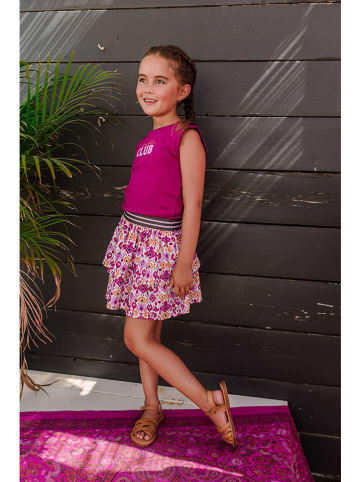 B.Nosy Kleid in Fuchsia/ Creme