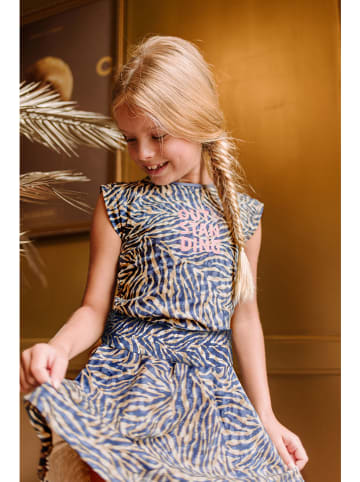 B.Nosy Kleid in Dunkelblau/ Beige