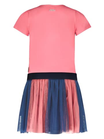 B.Nosy Kleid in Rosa/ Dunkelblau