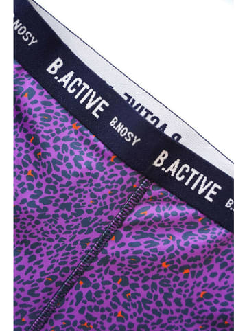 B.Nosy Trainingsleggings in Dunkelblau/ Lila