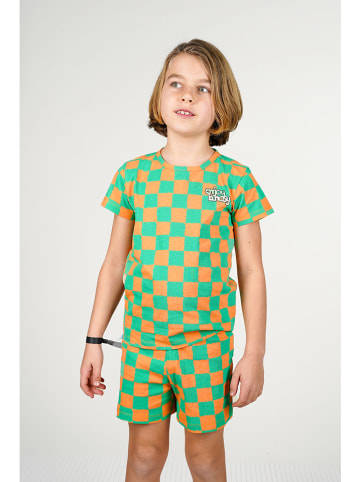 B.Nosy Pyjama "Zepp" in Grün/ Orange