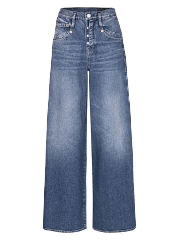 Herrlicher Spijkerbroek "Shyra" - Palazzo fit - blauw