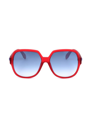 adidas Damen-Sonnenbrille in Rot/ Hellblau