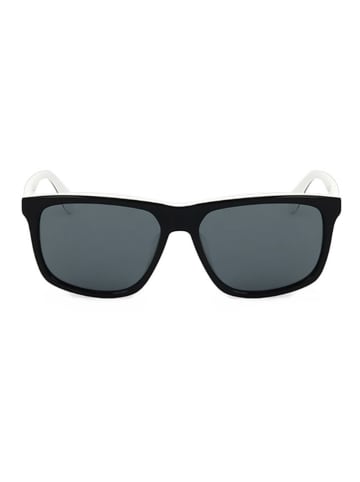 adidas Męskie okulary przeciwsłoneczne w kolorze czarno-białym