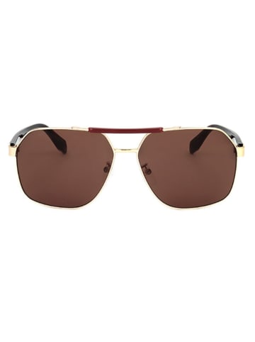 adidas Herren-Sonnenbrille in Gold/ Braun