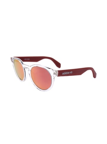 adidas Damen-Sonnenbrille in Transparent-Lila/ Pink-Gelb