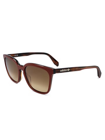 adidas Unisex-Sonnenbrille in Rot/ Braun