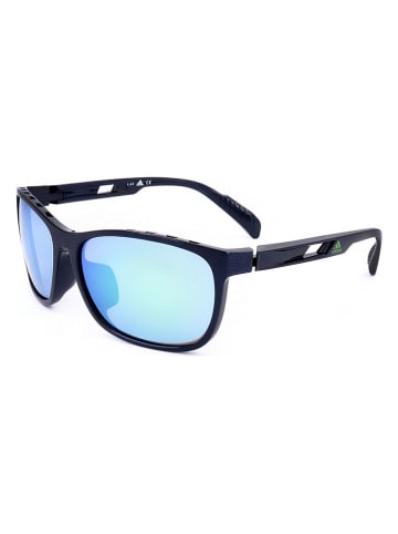 adidas Herren-Sonnenbrille in Dunkelblau/ Hellblau