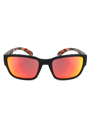 adidas Herren-Sonnenbrille in Schwarz/ Rot-Gelb