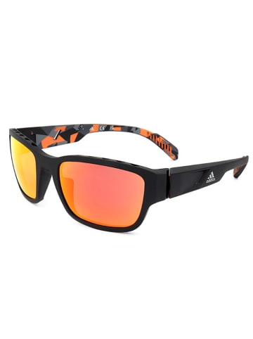 adidas Herren-Sonnenbrille in Schwarz/ Rot-Gelb
