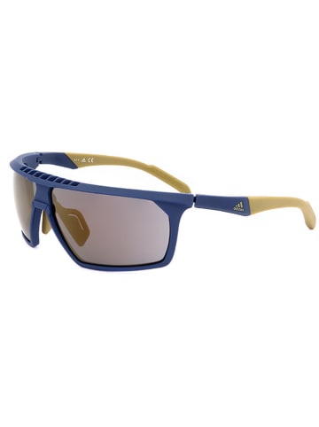 adidas Herren-Sonnenbrille in Dunkelblau/ Gelb