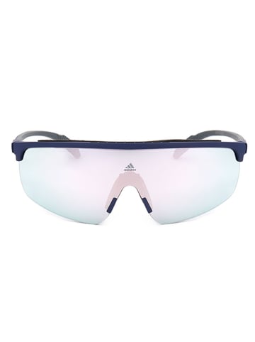 adidas Okulary przeciwsłoneczne unisex w kolorze granatowo-błękitnym