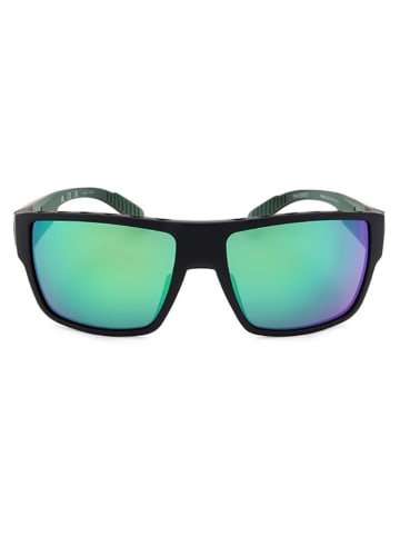 adidas Męskie okulary przeciwsłoneczne w kolorze czarno-turkusowo-fioletowym