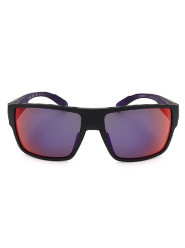 adidas Herren-Sonnenbrille in Schwarz/ Lila-Orange