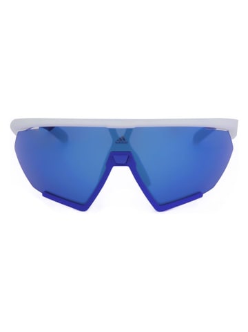 adidas Herren-Sonnenbrille in Weiß/ Blau