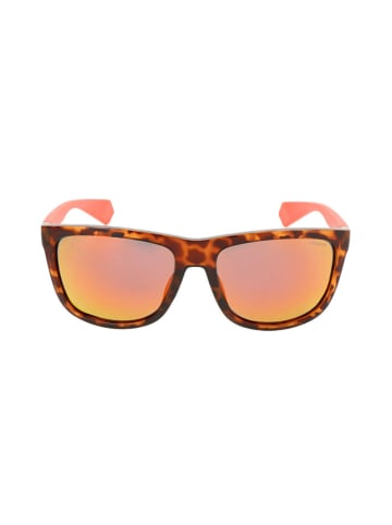 Polaroid Herren-Sonnenbrille in Braun/ Orange