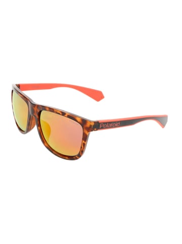 Polaroid Herren-Sonnenbrille in Braun/ Orange