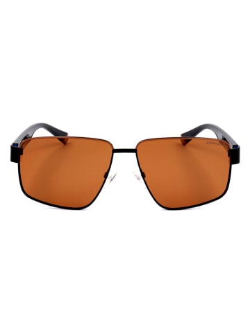 Polaroid Herren-Sonnenbrille in Schwarz/ Braun