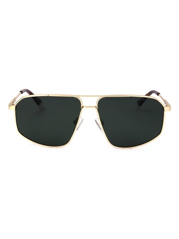 Polaroid Herren-Sonnenbrille in Gold/ Schwarz