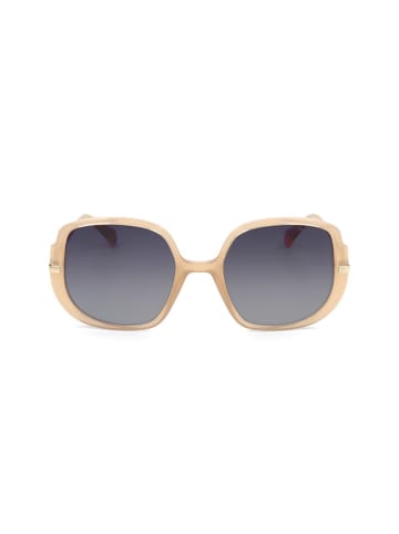 Polaroid Damen-Sonnenbrille in Dunkelblau/ Beige
