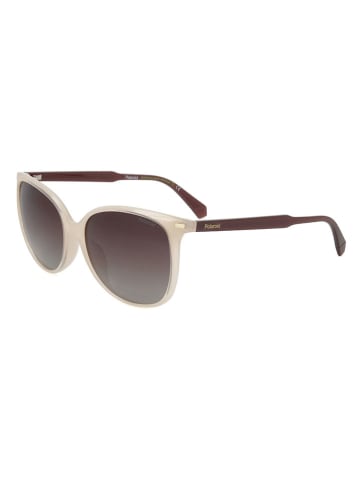 Polaroid Damen-Sonnenbrille in Beige/ Braun