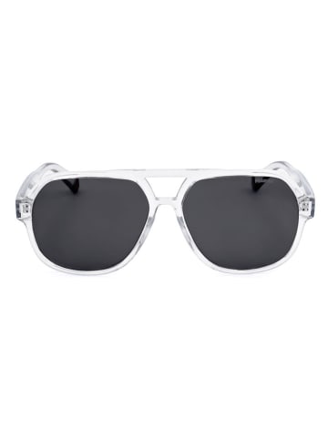 Polaroid Unisex-Sonnenbrille in Ohne Farbe/ Schwarz