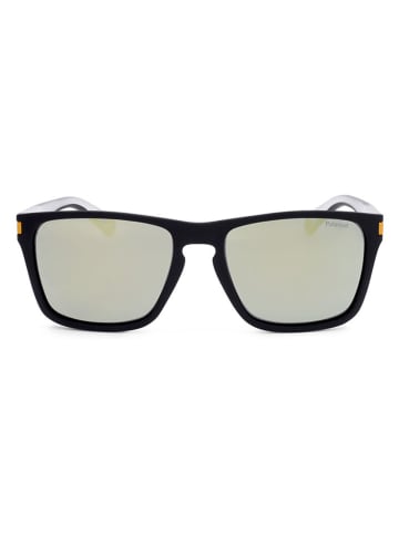 Polaroid Okulary przeciwsłoneczne unisex w kolorze granatowo-szarym