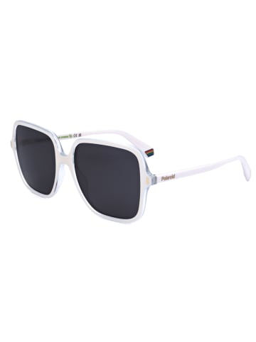 Polaroid Damen-Sonnenbrille in Creme/ Schwarz