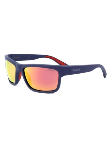Polaroid Herren-Sonnenbrille in Dunkelblau/ Orange