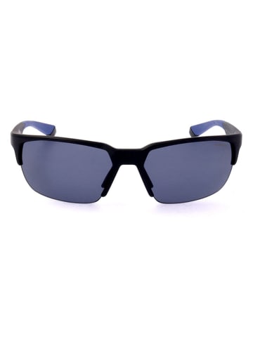Polaroid Okulary przeciwsłoneczne unisex w kolorze czarno-granatowym