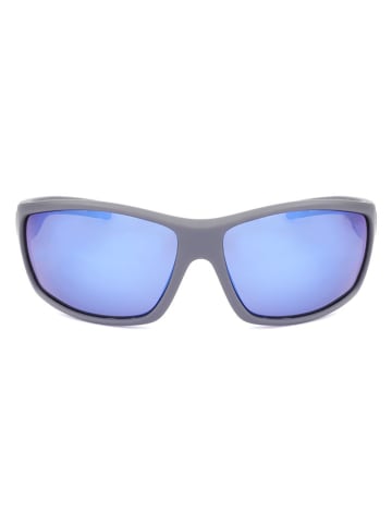 Polaroid Unisex-Sonnenbrille in Grau/ Blau