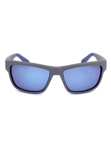Polaroid Męskie okulary przeciwsłoneczne w kolorze szaro-niebieskim