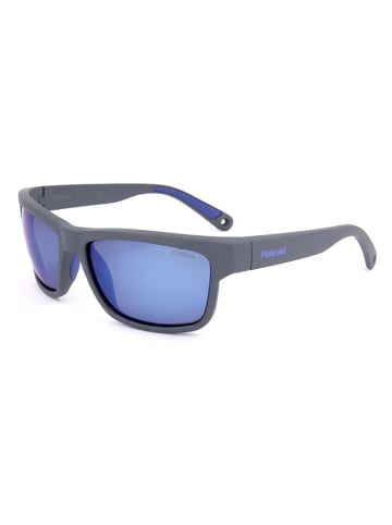 Polaroid Herren-Sonnenbrille in Grau/ Blau