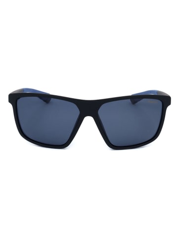 Polaroid Herren-Sonnenbrille in Schwarz/ Dunkelblau