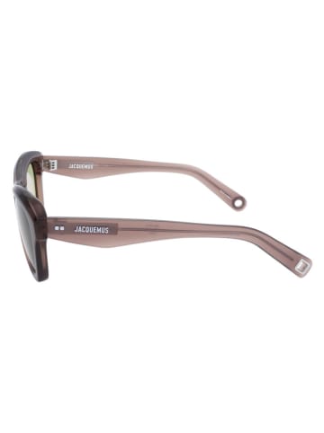 Jacquemus Damen-Sonnenbrille in Hellbraun/ Grün
