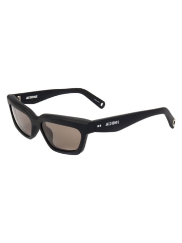 Jacquemus Unisex-Sonnenbrille in Schwarz/ Braun