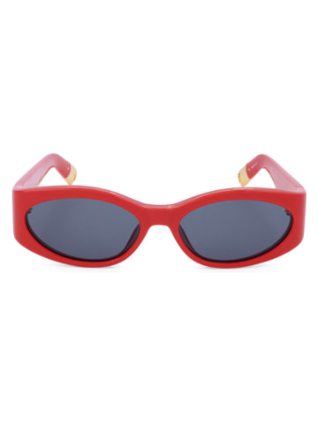 Jacquemus Damen-Sonnenbrille in Rot/ Dunkelblau