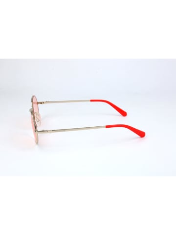 Moschino Damen-Sonnenbrille in Silber/ Rosa