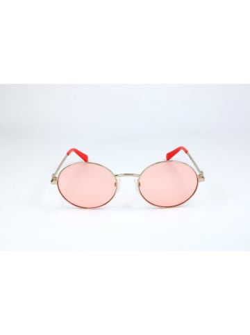 Moschino Damen-Sonnenbrille in Silber/ Rosa