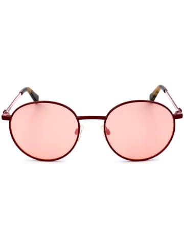 Moschino Damskie okulary przeciwsłoneczne w kolorze bordowo-pomarańczowym